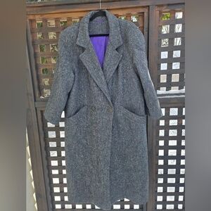 Vintage Irish Wool Overcoat